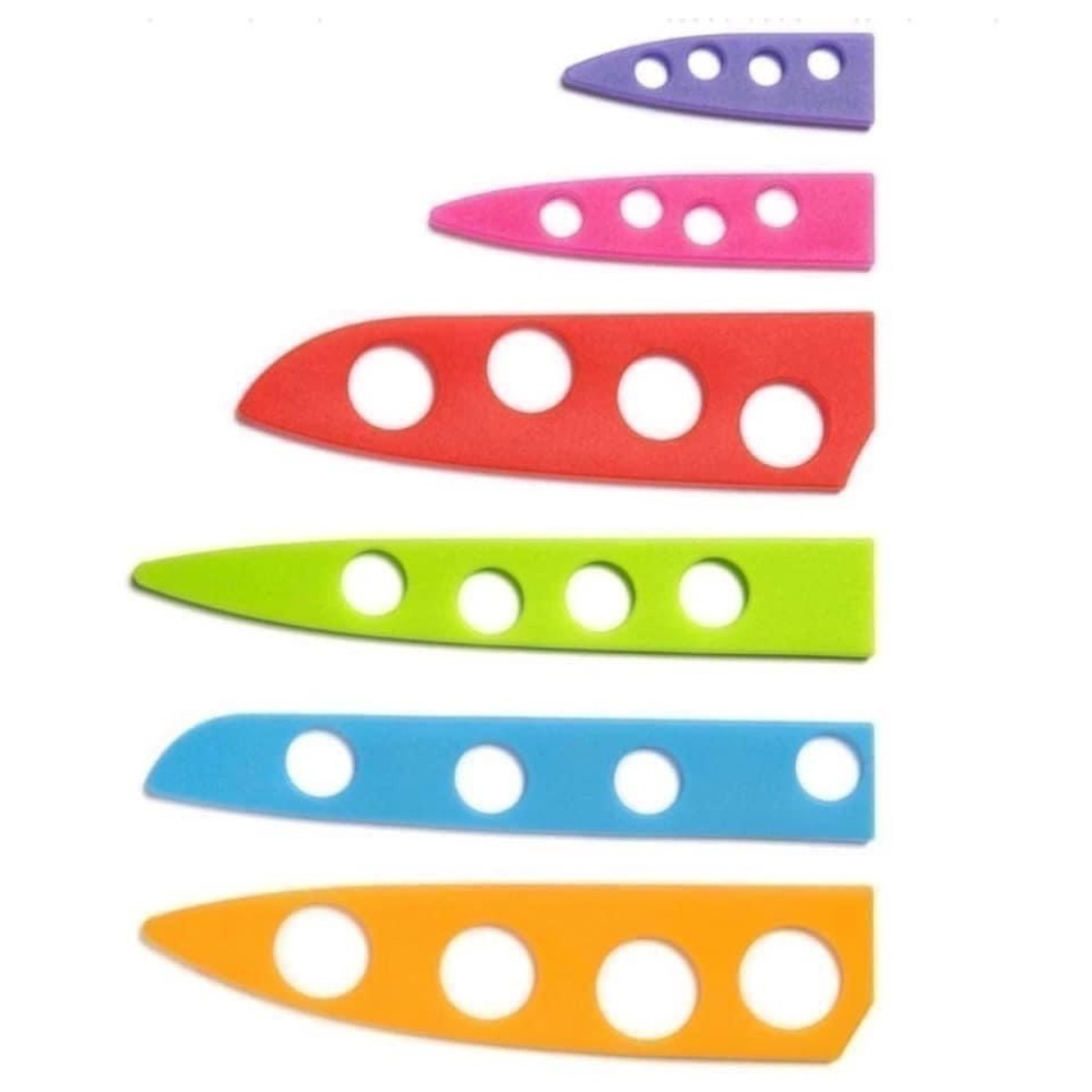 #51 Chefs Vision Set Wildlife Series Six-Piece Knife Set Sheath Blade Covers New - Picture 10 of 10